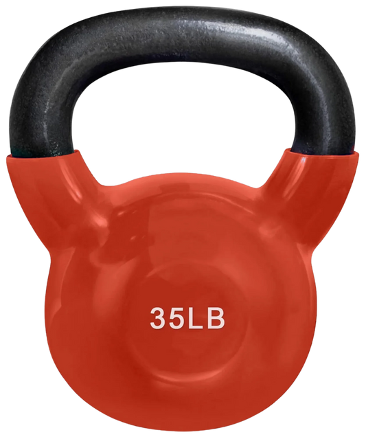 French Fitness Vinyl Kettlebell 35 lbs (New)