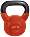 French Fitness Vinyl Kettlebell 40 lbs (New)
