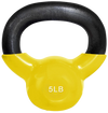 French Fitness Vinyl Kettlebell 5 lbs (New)