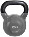 French Fitness Vinyl Kettlebell 50 lbs (New)