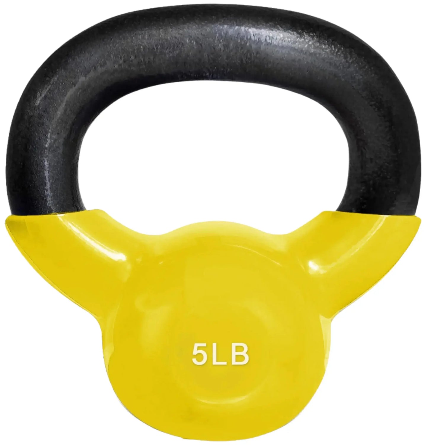 French Fitness Vinyl Kettlebell Set Set of 6 (5-20 lbs) (New)