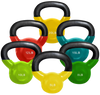 French Fitness Vinyl Kettlebell Set Set of 6 (5-20 lbs) (New)