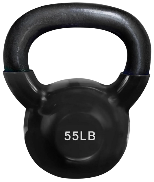 French Fitness Vinyl Kettlebell 55 lbs (New)