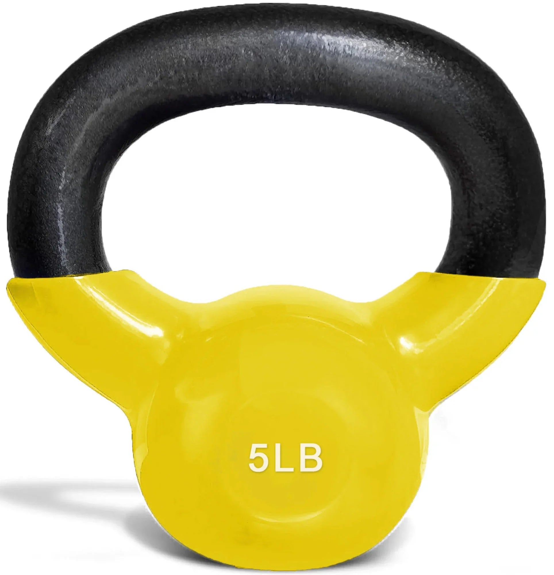French Fitness Vinyl Kettlebell Set 5-60 lbs (New)