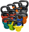 French Fitness Vinyl Kettlebell Set 5-70 lbs (New)