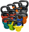 French Fitness Vinyl Kettlebell Set 5-70 lbs (New)