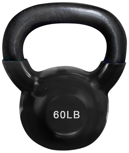 French Fitness Vinyl Kettlebell 60 lbs (New)