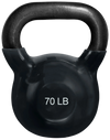 French Fitness Vinyl Kettlebell 70 lbs (New)