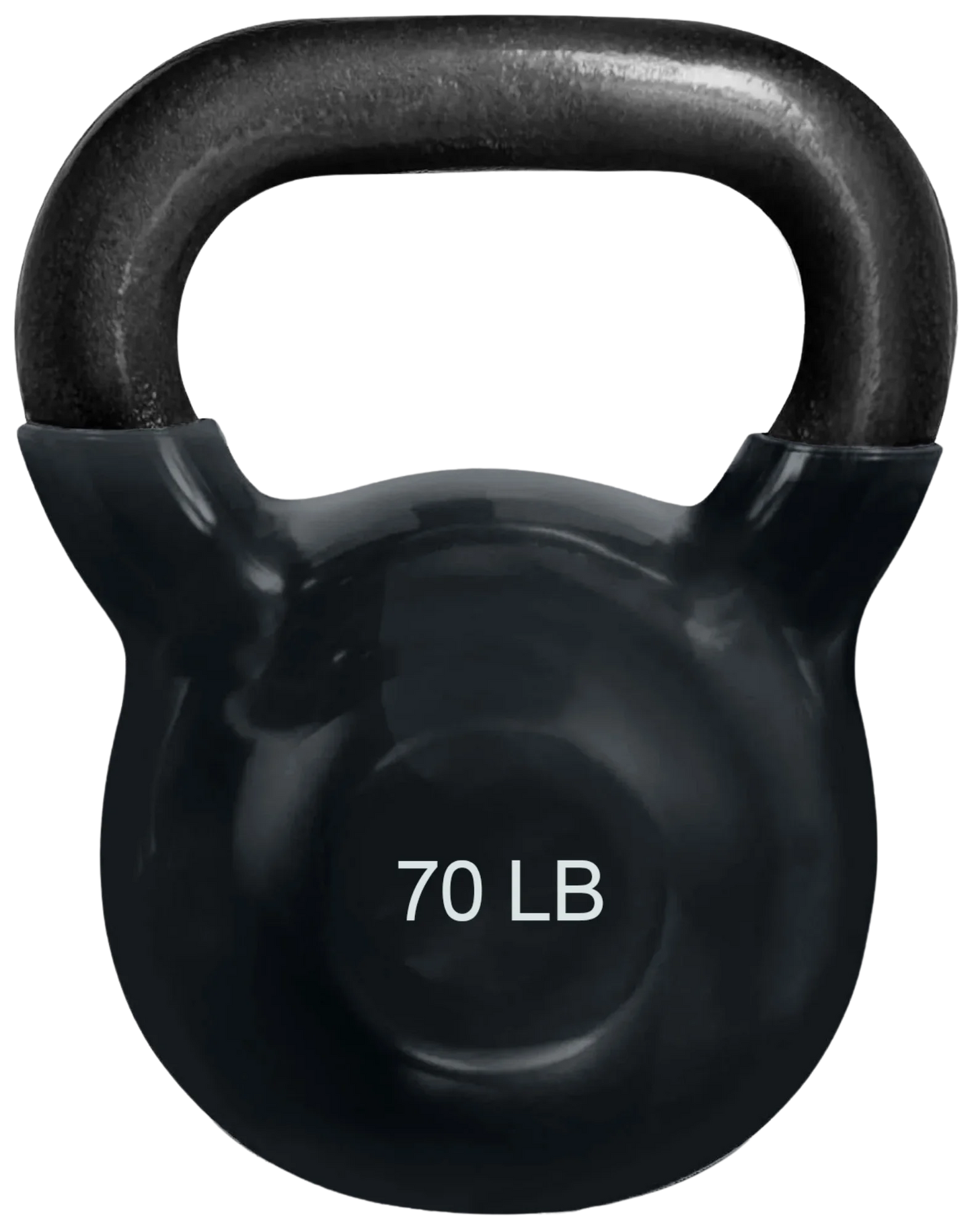 French Fitness Vinyl Kettlebell 70 lbs (New)