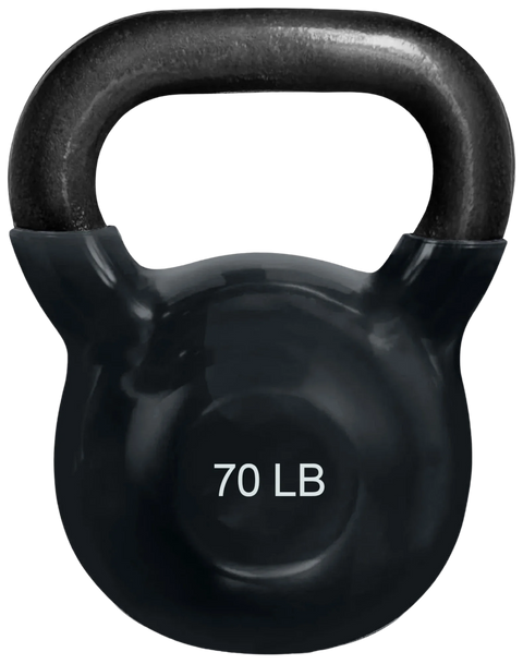 French Fitness Vinyl Kettlebell 70 lbs (New)
