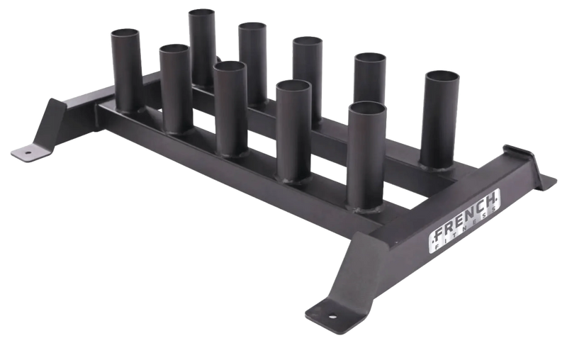 French Fitness Vertical Olympic 10 Bar Rack Holder (New)