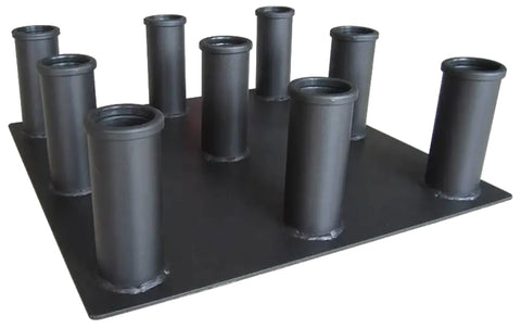 French Fitness Vertical Olympic 9 Bar Rack Holder (New)