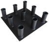French Fitness Vertical Olympic 9 Bar Rack Holder (New)
