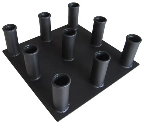 French Fitness Vertical Olympic 9 Bar Rack Holder (New)