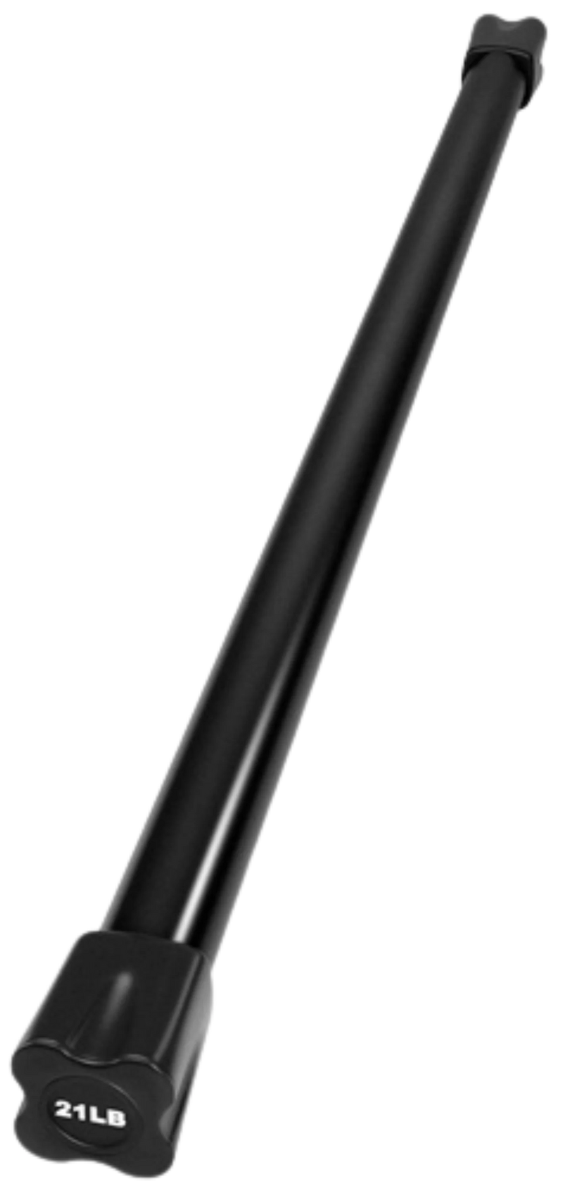 French Fitness Weighted Body Fitness Bar 21 lbs - Black (New)