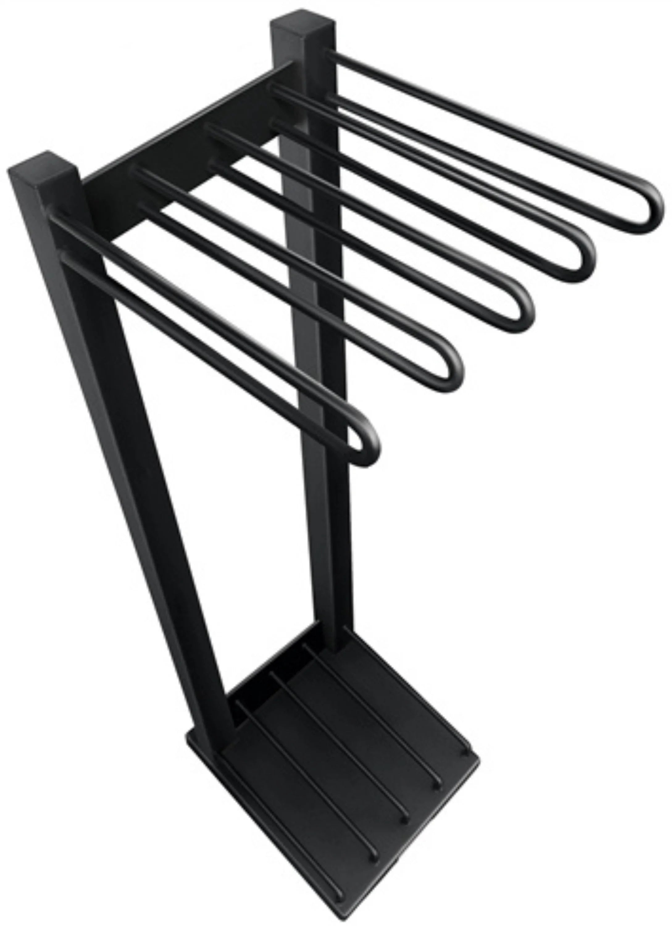 French Fitness Weighted Body Fitness Bar Set of 9 w/Rack (New)