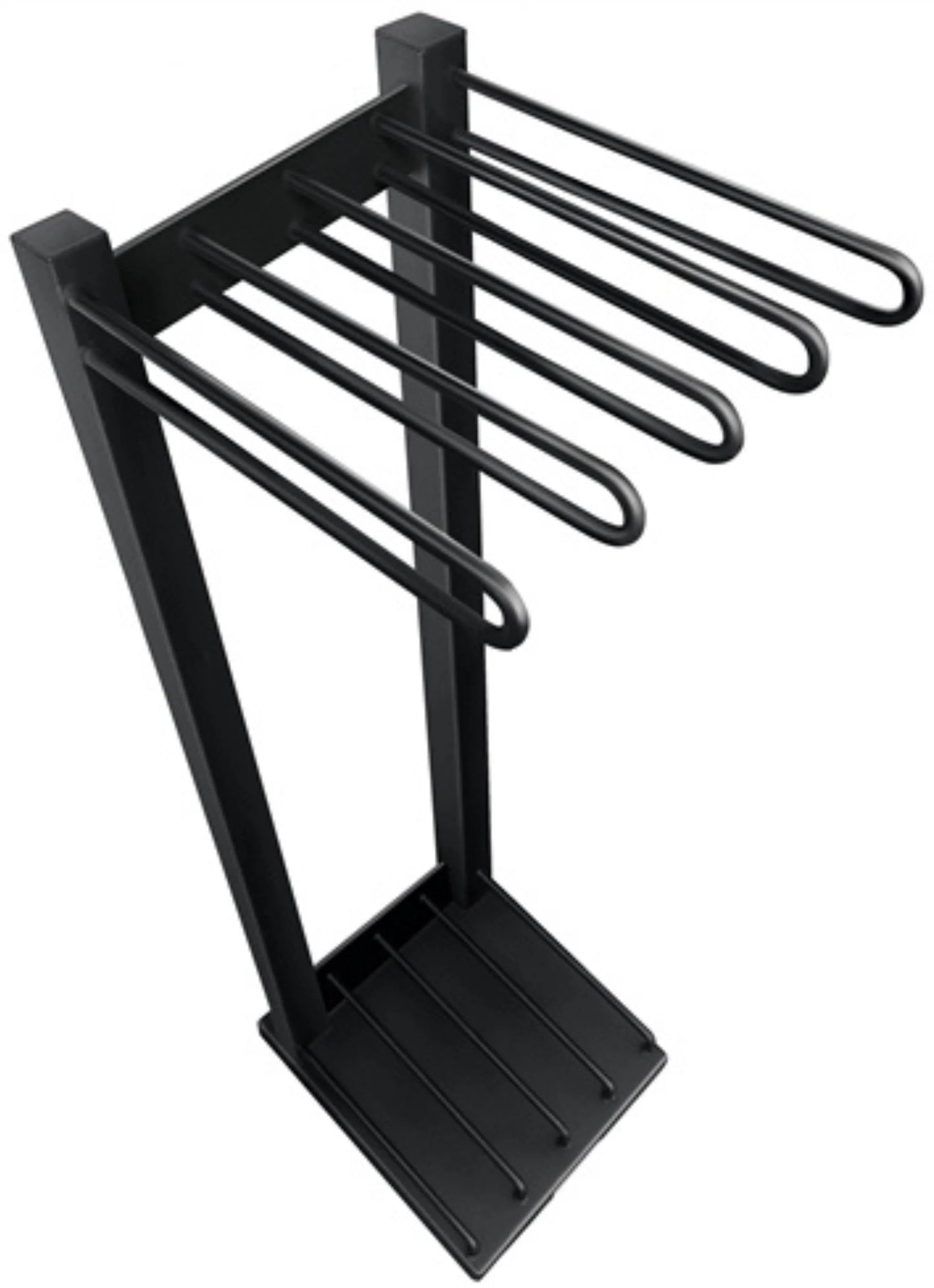 French Fitness Weighted Body Fitness Bar Set of 9 w/Rack (New)
