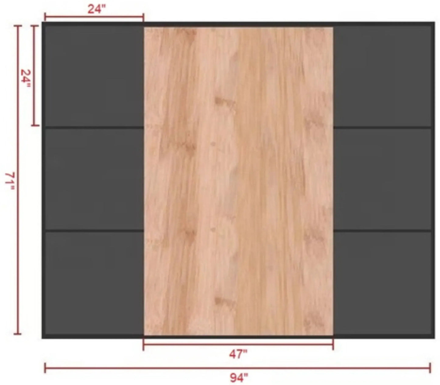 French Fitness FF-WDP20 Weightlifting Deadlift Platform (New) Image 3
