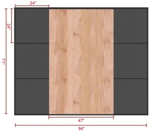 French Fitness FF-WDP20 Weightlifting Deadlift Platform (New) Image 3