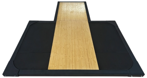 French Fitness 3" Weightlifting Deadlift Wood Platform w/Rack Insert (New)