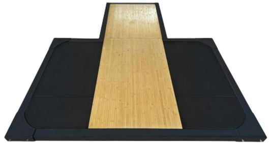 French Fitness 3" Weightlifting Deadlift Wood Platform w/Rack Insert (New)