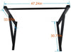 French Fitness Wall Mounted Pull Up Bar (New)