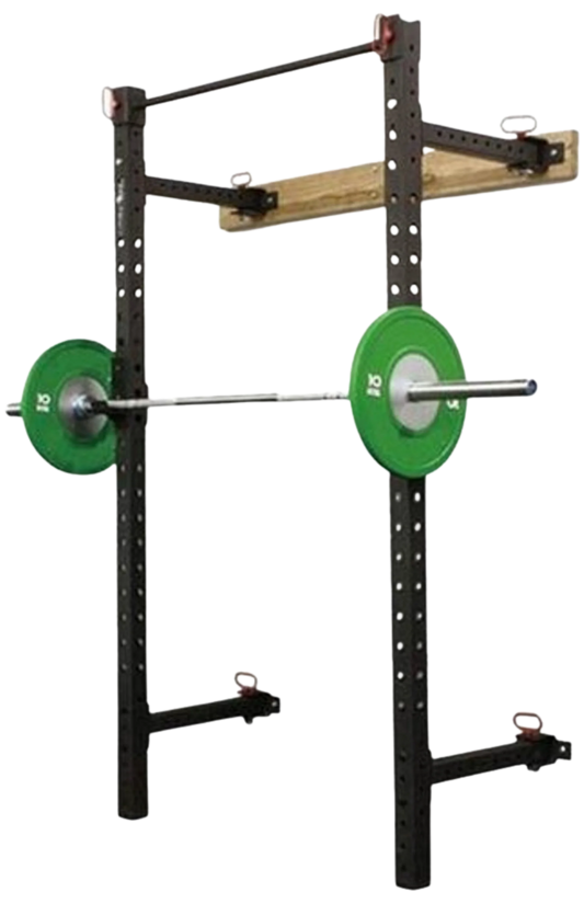 French Fitness Wall Mounted Foldable Squat Rack WMR10 (New)