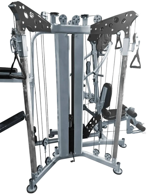 French Fitness X12 4 Station Functional Trainer & Home Gym System (New)