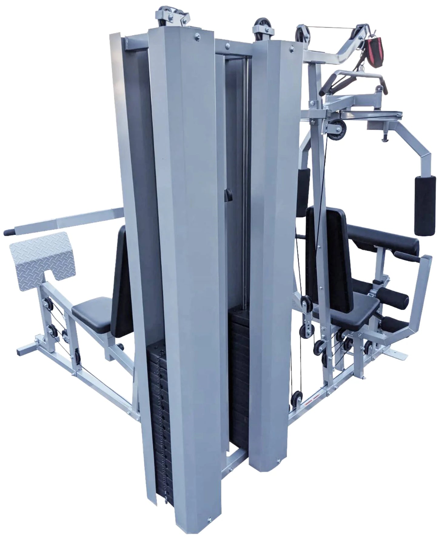 French Fitness X2 Corner Home Gym System - Silver (New)