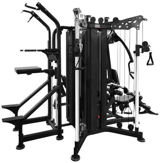 French Fitness X20 4 Station Functional Trainer & Home Gym System (New)