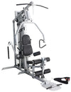French Fitness X4 Functional Gym System w/Leg Press - Silver (New)