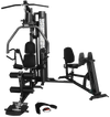 French Fitness X4 Functional Gym System w/Leg Press - Black (New)