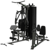 French Fitness X8 XL Multi Station Gym System - Black (New)