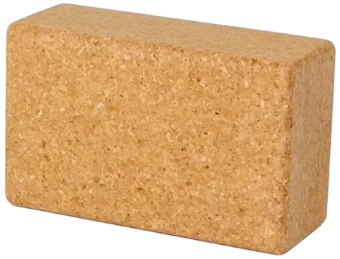 French Fitness 3" Yoga Cork Block (New)