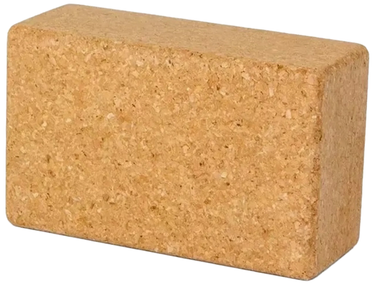 French Fitness 3" Yoga Cork Block (New)