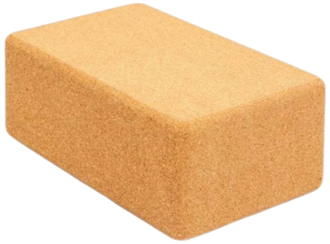 French Fitness 4" Yoga Cork Block (New)