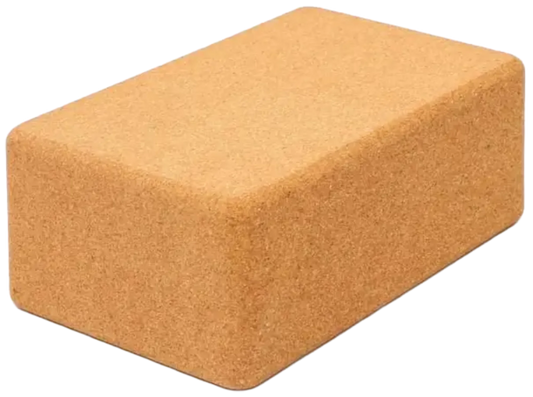 French Fitness 4" Yoga Cork Block (New)
