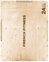 French Fitness 20-24-30 3-In-1 Wooden Plyo Box (New)