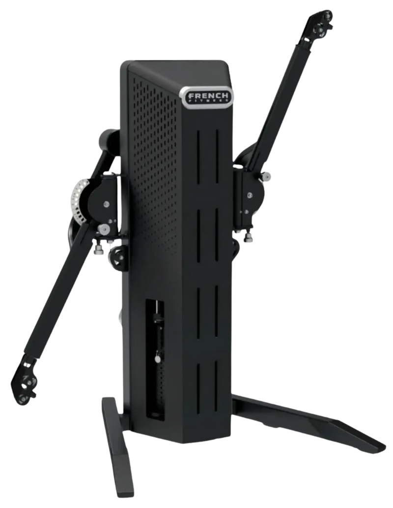 French Fitness - Aspen Dual Cable Cross - Black (New) - Angled View