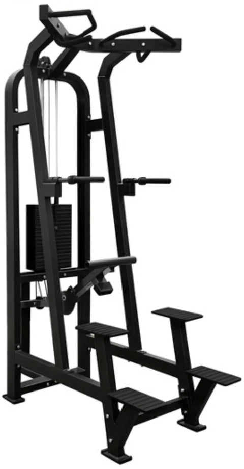 French Fitness - Aspen Standing Dip/Chin Assist (New) - Angled View