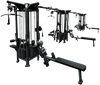 French Fitness FFB Black 12 Stack Multi Jungle Gym (New)