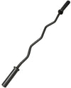 French Fitness Black 47" Olympic EZ Curl Bar (New)