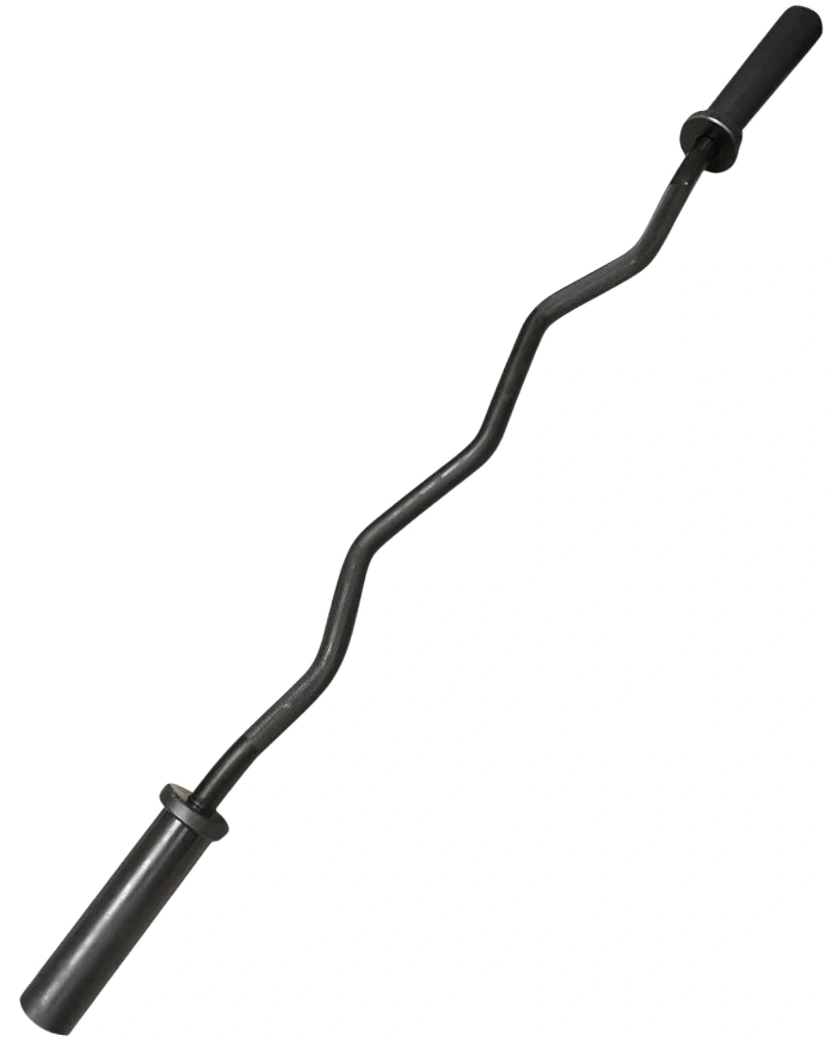 French Fitness Black 47" Olympic EZ Curl Bar (New)