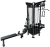 French Fitness FFB Black 4 Stack Multi Jungle Gym (New)