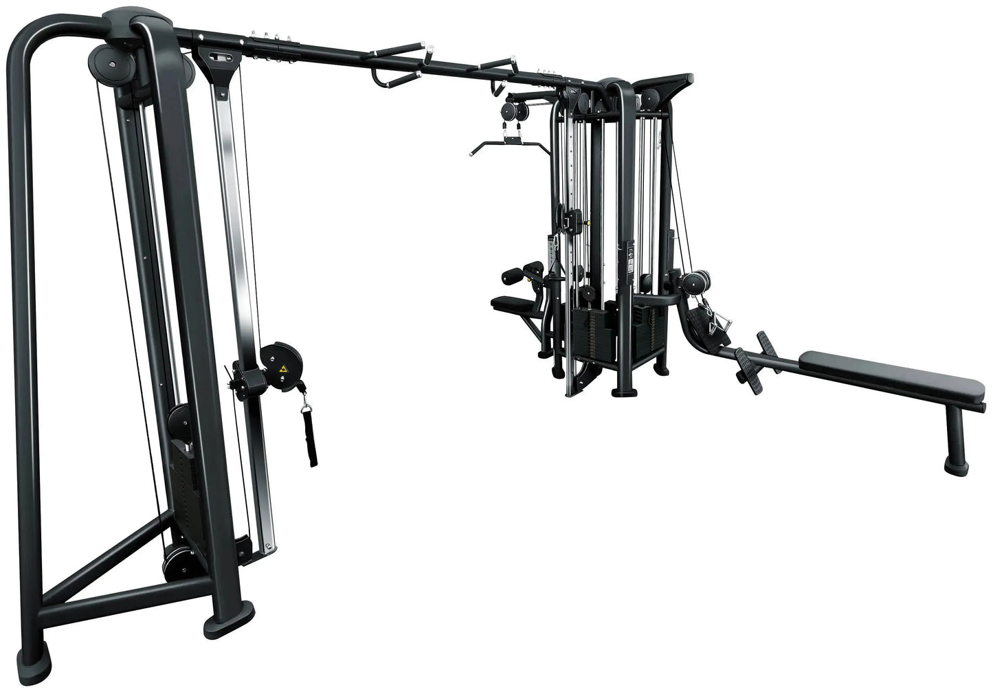 French Fitness FFB Black 5 Stack Multi Jungle Gym (New)