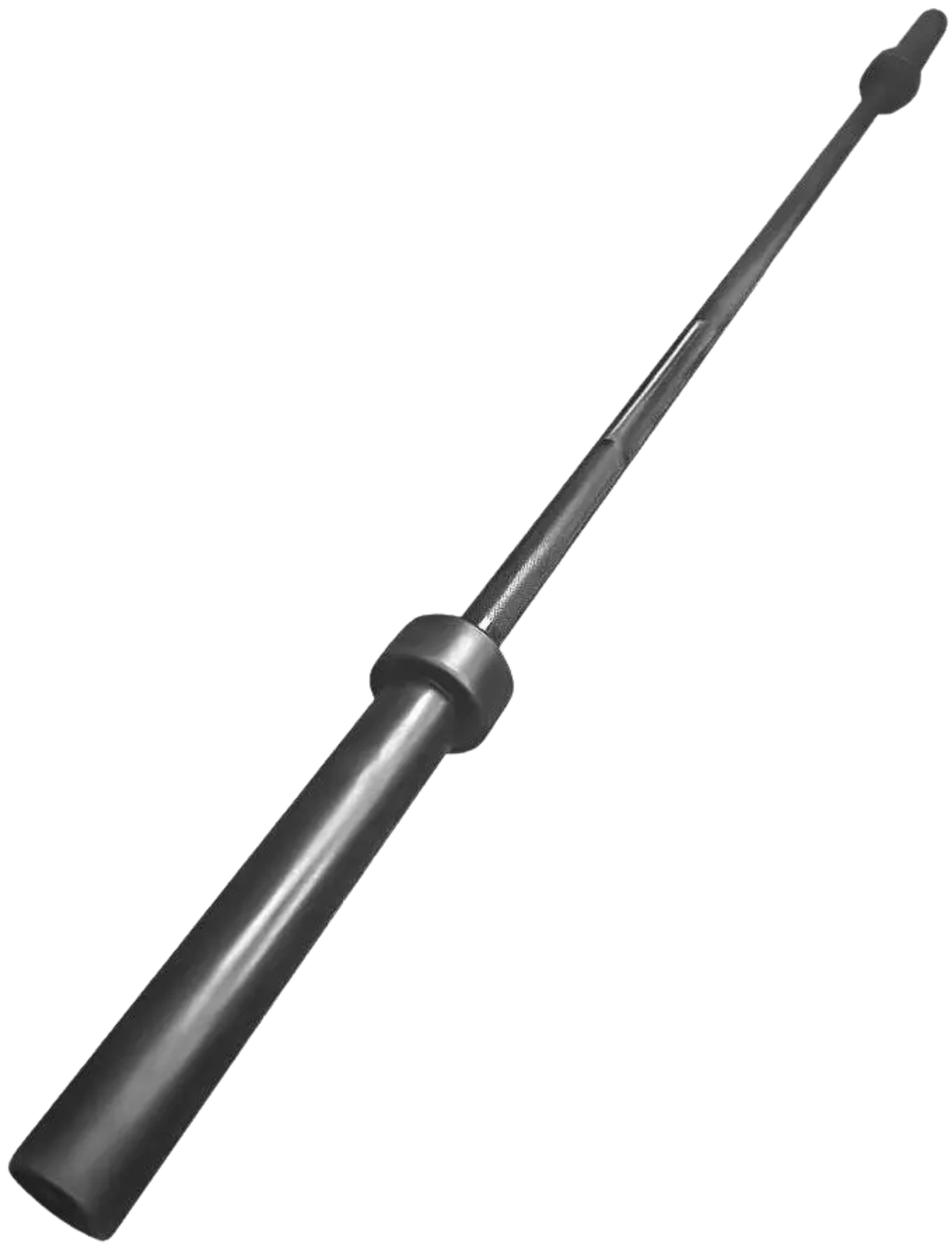 French Fitness 6' Black Olympic Bar - 33 Lbs | Fitness Superstore