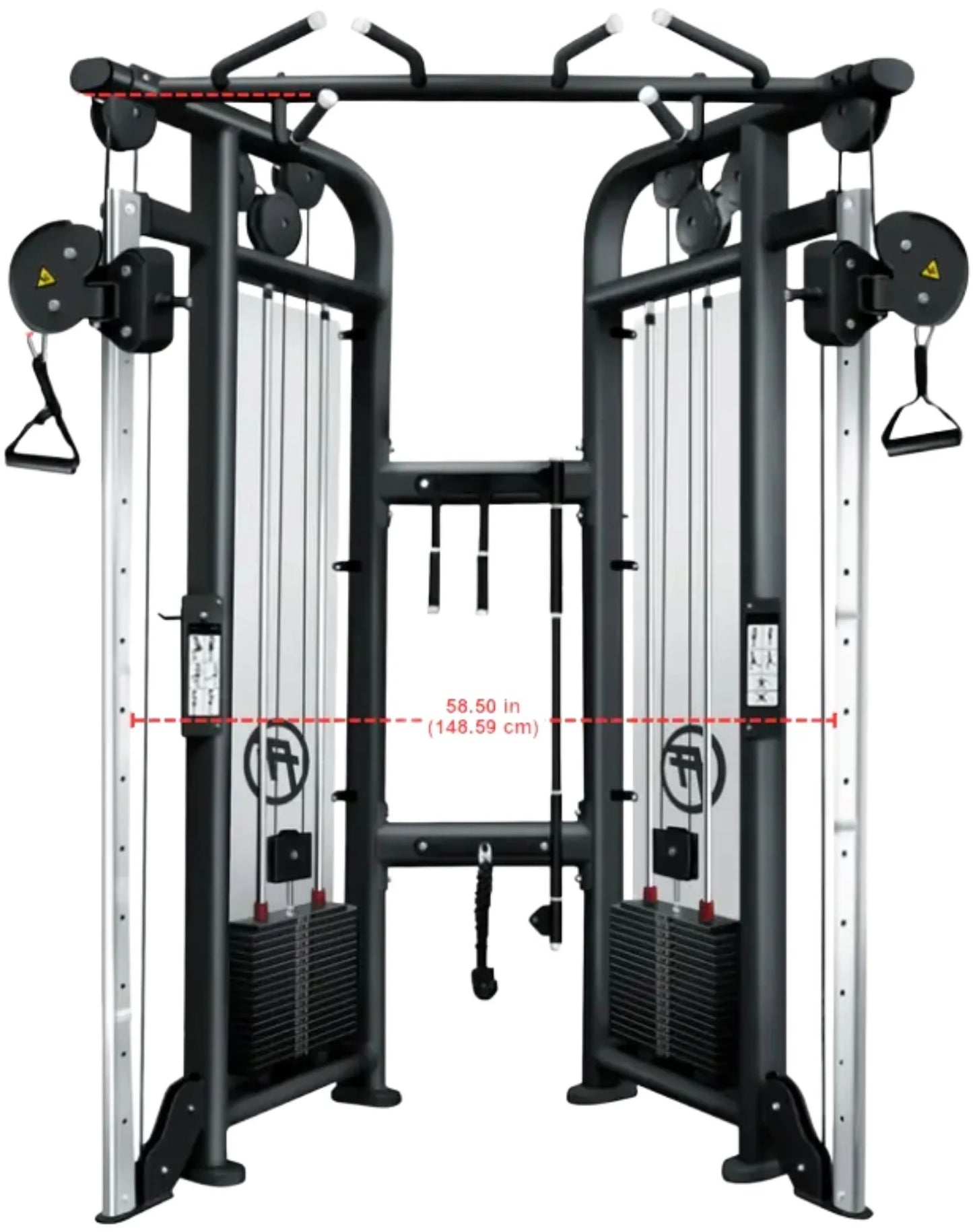 French Fitness FFB Black Dual Adjustable Pulley (New)