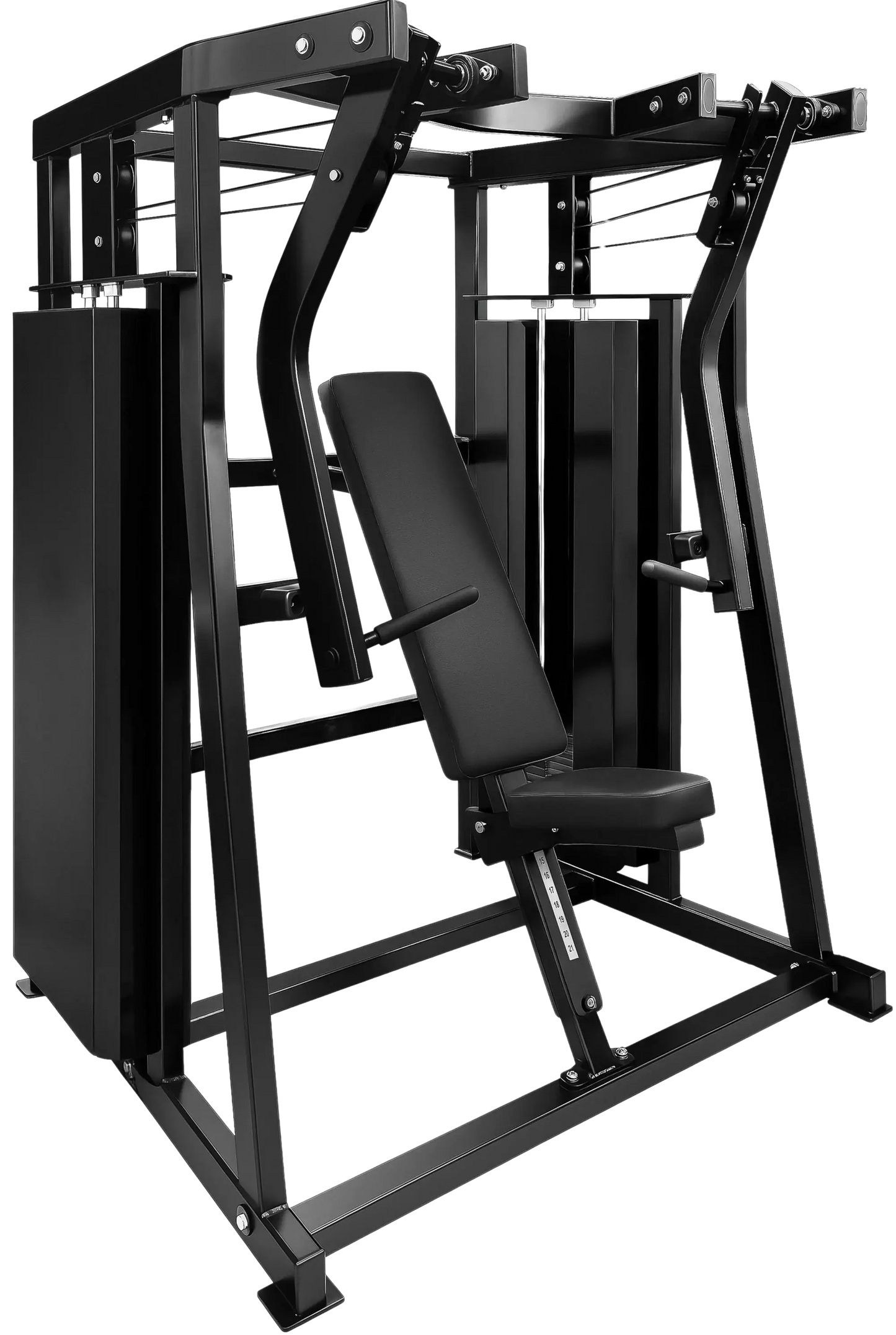 French Fitness FFB Black Dual Stack Chest Press (New) Image