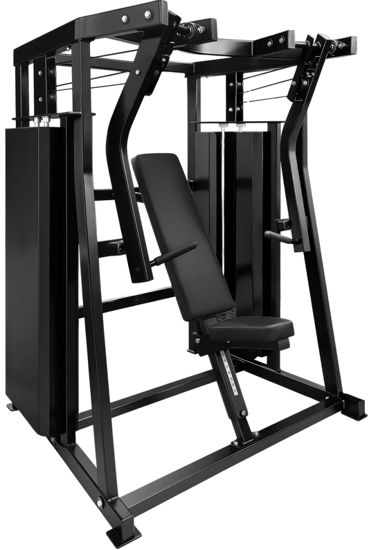 French Fitness FFB Black Dual Stack Chest Press (New) Image