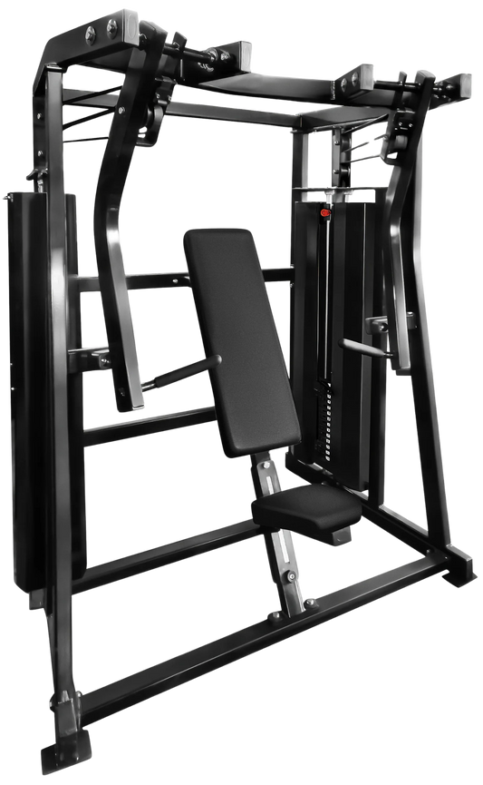 French Fitness FFB Black Dual Stack Decline Press (New)